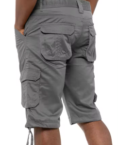 Short de jogging unisexe à taille élastique pour hommes et femmes avec rayures latérales pantalon de sport en polyester - Product Image 6