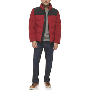 Veste d'hiver matelassée pour homme, design personnalisé de haute qualité, tendance, décontractée, chaude, longue, en toile, fine mais confortable - Product Image 4