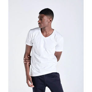 T-shirts à col en V standard pour hommes, vierges et bon marché, T-shirt à séchage rapide, T-shirts à col en V avec impression de sublimation personnalisée et logo - Product Image 6