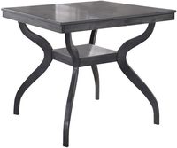 Juego de Mesa y Sillas de Bar Modernas de Madera de Teca Bolivia, Base Cromada, Giratorias, Ajustables, Duraderas, para Uso Comercial, Personalizables, Madera Java