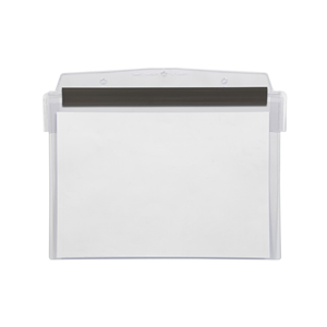 Tasche Magnetiche per Etichette DIN A5 Orizzontali, 1 Striscia Magnetica con Aletta Protettiva, Trasparenti, Confezione da 10 - MA5111-20 - Product Image 2