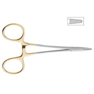 Ensemble d'instruments chirurgicaux Porte-aiguille manuel en acier inoxydable Porte-aiguille à iris Ciseaux Réutilisable Métal de qualité supérieure Med - Product Image 6