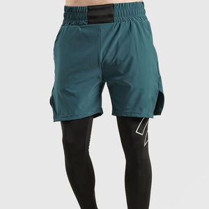 Pantalones Cortos Deportivos Casuales Awrah, Moda Veraniega, Ropa Deportiva Masculina Sunnah 2026, Sólidos, Impermeables, Transpirables, de Lino/Algodón, Estilo Urbano - Product Image 4