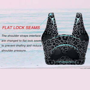 Soutien-gorge de sport respirant imprimé camouflage pour femme Conception unique à séchage rapide - Product Image 5