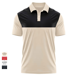 Polo en piqué de coton pour homme, respirant, séchage rapide, coupe classique, décontracté, uniforme OEM - Product Image 5