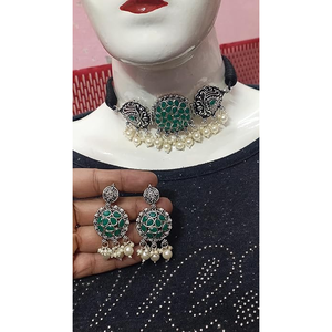 Collier de mariage Kundan vert - Product Image 3