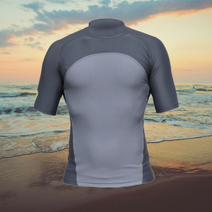 เสื้อรัดกล้ามเนื้อระบายอากาศสำหรับผู้ชาย ออกแบบลายพิมพ์ได้ตามต้องการ ตำแหน่งโลโก้ด้านหน้า/ด้านหลัง ผ้า 220 กรัม - Product Image 2