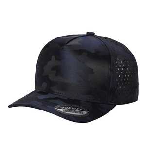 5 paneles ventilados con láser para gorras Snapback ligeras y suaves unisex con diseño en la parte posterior - Product Image 1