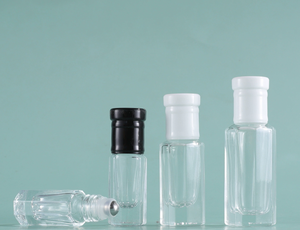 Flaconi Roll-on in Vetro Ottagonali Trasparenti Multi-Misura da 3ml, 6ml, 12ml Ricaricabili per Profumi, Oli e Cura delle Labbra - Vendita all'Ingrosso - Product Image 3