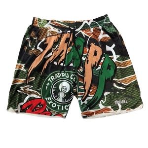 Short de basket-ball et de football American Street Fashion personnalisable de haute qualité, grande taille, nouveauté, vente en gros recommandée - Product Image 5