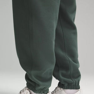 Pantalons de survêtement décontractés respirants pour hommes, taille élastique, pantalon de jogging en toile, coupe ample, jambe droite, service OEM disponible - Product Image 5