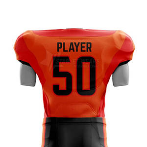 Ensemble d'uniformes de football respirants en polyester de qualité supérieure avec ajustement flexible pour les séances d'entraînement et les matchs, personnalisable - Product Image 5