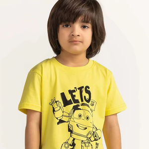Beaux enfants hommes plaine solide coton t-shirt à manches courtes décontracté vêtements d'été Logo personnalisé séchage rapide respirant unisexe - Product Image 1