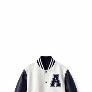 Chaqueta de Béisbol Personalizada de Alta Calidad para Hombre, Corte Ajustado, Diseño Universitario Formal de Invierno, Parche Frontal con Logotipo, Transpirable - Product Image 3