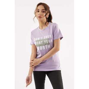 เสื้อยืดผู้หญิงสีม่วง - Product Image 6