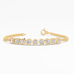 Bracelet en diamant de laboratoire rond de 1.02 ct en gros du meilleur vendeur bijoux de mode en vrac en or 14K et 18K en vrac - Product Image 2