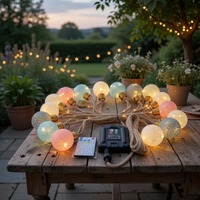 Guirlandes lumineuses de jardin d'extérieur G50, lumières LED en forme de globe, lumières suspendues étanches pour le camping, la terrasse, la maison, la cour, le balcon, les fêtes