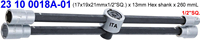 Clé à molette coulissante pliable 260 mm L OEM ODM, robuste, à tige hexagonale, métrique, pour bricolage, fournisseur taïwanais, outil à main