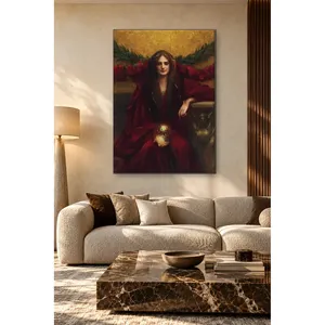 Fida Dagnan Bouveret Chiméra en cape rouge, impression sur toile - Product Image 4