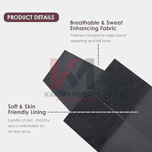 Ceinture de sudation amincissante pour femme en tissu polymère thermorégulant, réglable, pour la perte de poids et le remodelage du ventre - Product Image 5