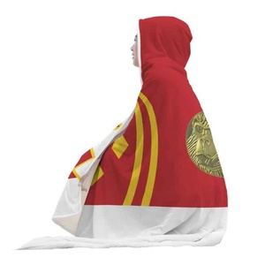 Nouvelle usine épaissie pull à capuche couverture de couchage en plein air coupe-vent portable couverture à capuche - Product Image 6