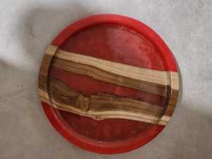 จานอาหารขนาดเล็กกลาง100ชิ้นใช้กับเครื่องล้างจานไม้รีไซเคิลเป็นมิตรกับสิ่งแวดล้อมทำจากเรซินธรรมชาติ100% ปรับแต่งได้ - Product Image 3