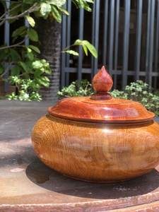 Tazón de Madera Tallada a Mano para Servir Dulces, Regalo para el Hogar, Tazón de Frutas de Madera de Sheesham Hecho a Mano en India - Product Image 3