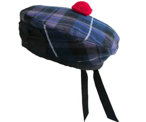 El mejor sombrero Glengarry, lana acrílica negra lisa, gorras clásicas de estilo escocés, uniforme principal de tambor con logotipo y color personalizado - Product Image 5
