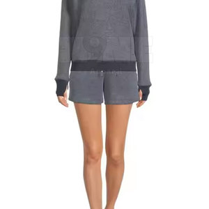 Shorts streetwear pour femmes, design personnalisé OEM, style tendance, respirant, 100% coton, taille élastique, à prix raisonnable - Product Image 4