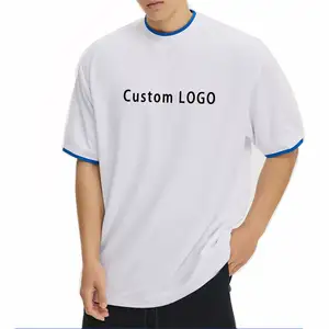 Katoenen Custom Logo T-Shirt Snel Droog Hiphop Sport T-Shirt Heren Oversized Honkbal Kleding Heren Ademende Mesh T-Shirts
