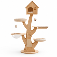 Meuble pour chat créatif en forme de maison, écologique et durable, arbre à chat, tour à chat, griffoir, étagères multi-niveaux, pour chatons, en carton