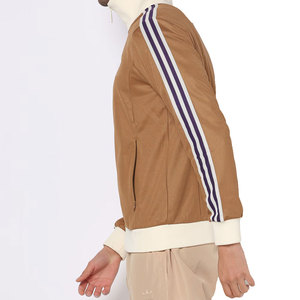 Vente en gros de vestes en satin Vente en gros de vestes en satin uni pour hommes OEM Veste en satin de rue décontractée pour hommes - Product Image 2