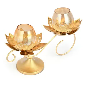 Gran oferta candelabro de candelita de hadas de Metal romántico de alta calidad hecho a mano de hierro bodas cumpleaños Navidad estilo de diseño de lujo - Product Image 3