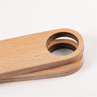 Ouvre-bouteille portable en bois et acier inoxydable, écologique, moderne, robuste, gravé, coffret cadeau pour mariage, bar