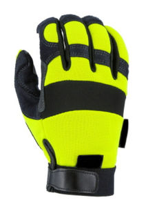 Gants de travail haute visibilité conçus pour des performances antidérapantes Gants de travail haute visibilité fabriqués à partir de gants de travail haute visibilité flexibles et doux - Product Image 6