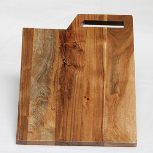 Nouveau design du fabricant de planche à découper en bois faite à la main finition naturelle fournisseur de blocs à découper en bois - Product Image 6