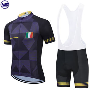 Vêtements de cyclisme Polyester Matériel Meilleure conception Poids léger 2025 Haute qualité Logo personnalisé Impression Uniforme de cyclisme - Product Image 3