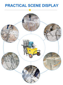 Fendeur de roche hydraulique robuste à moteur diesel pour un fendage de pierre polyvalent - Product Image 6