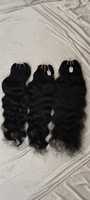 Extensions de cheveux en vrac de haute qualité au prix de gros 100 grammes 2 pouces de cheveux humains vierges couleurs brunes cheveux alignés sur les cuticules
