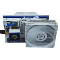 Perangkat Komputasi Desktop Berkinerja Tinggi NerdQX1 8T 140W BM1370 Chip dengan Layar LCD dan Pendinginan Efisien