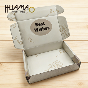 Cajas de Envío Minimalistas Huamao OEM, Ecológicas, de Cartón Corrugado Reciclado para Perfumes y Productos de Cuidado Corporal - Product Image 1