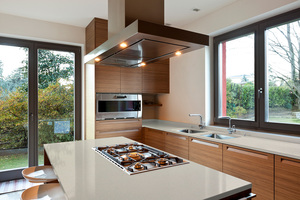 Plans de travail personnalisés pour cuisines et salles de bain en quartz Calacatta, comptoirs préfabriqués en pierre de Carrara Calacata pour projets hôteliers - Product Image 1