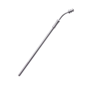 Tube d'aspiration manuel en acier inoxydable Poole - Qualité supérieure, certifié CE, instruments chirurgicaux vétérinaires, utilisation hospitalière, toutes tailles - Product Image 1