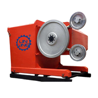 Machine de scie à fil de prix usine pour extraire le basalte de marbre de granit coupant la machine de scie à corde 35KW/55KW/75KW