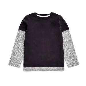 Produit très demandé Dernière collection Chemise à manches doubles pour hommes Chemise à manches doubles teinte unie à vendre - Product Image 1