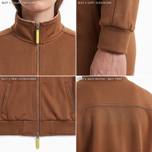 Custom Recycled Nylon Tricot Retro Tracksuit Set High Waisted Flare Pants Cropped Blouson <b>Jacket</b> for <b>Women</b> OEM Sialkot XXS-6XL - Product Image 4