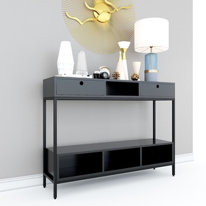 Contemporary Minimalist <b>Console</b> <b>Table</b> with Drawers <b>for</b> <b>Entry</b> Villa Living Room Hotel Bedroom - Product Image 1