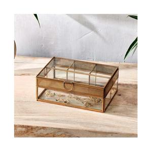 Rass & acrílico-joyero de almacenamiento para maquillaje, caja organizadora de latón y acrílico a precio barato - Product Image 2