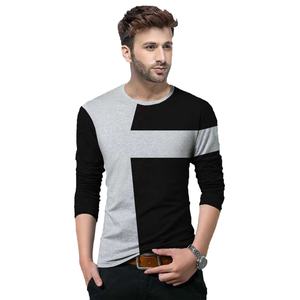 เสื้อยืดสำหรับผู้ชายเสื้อยืดคอกลมผ้าคอตตอน100% ทรงหลวมเปิดไหล่เสื้อยืดสตรีทเปล่ามีซับลิเมชันสำหรับผู้ชาย - Product Image 4