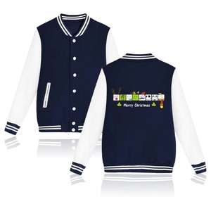 แจ็กเก็ตขนสัตว์สำหรับผู้ชายเสื้อแจ็กเก็ตทีมตัวแทนแฟชั่นผ้าขนแกะสีออกแบบโลโก้ได้ตามต้องการ - Product Image 4